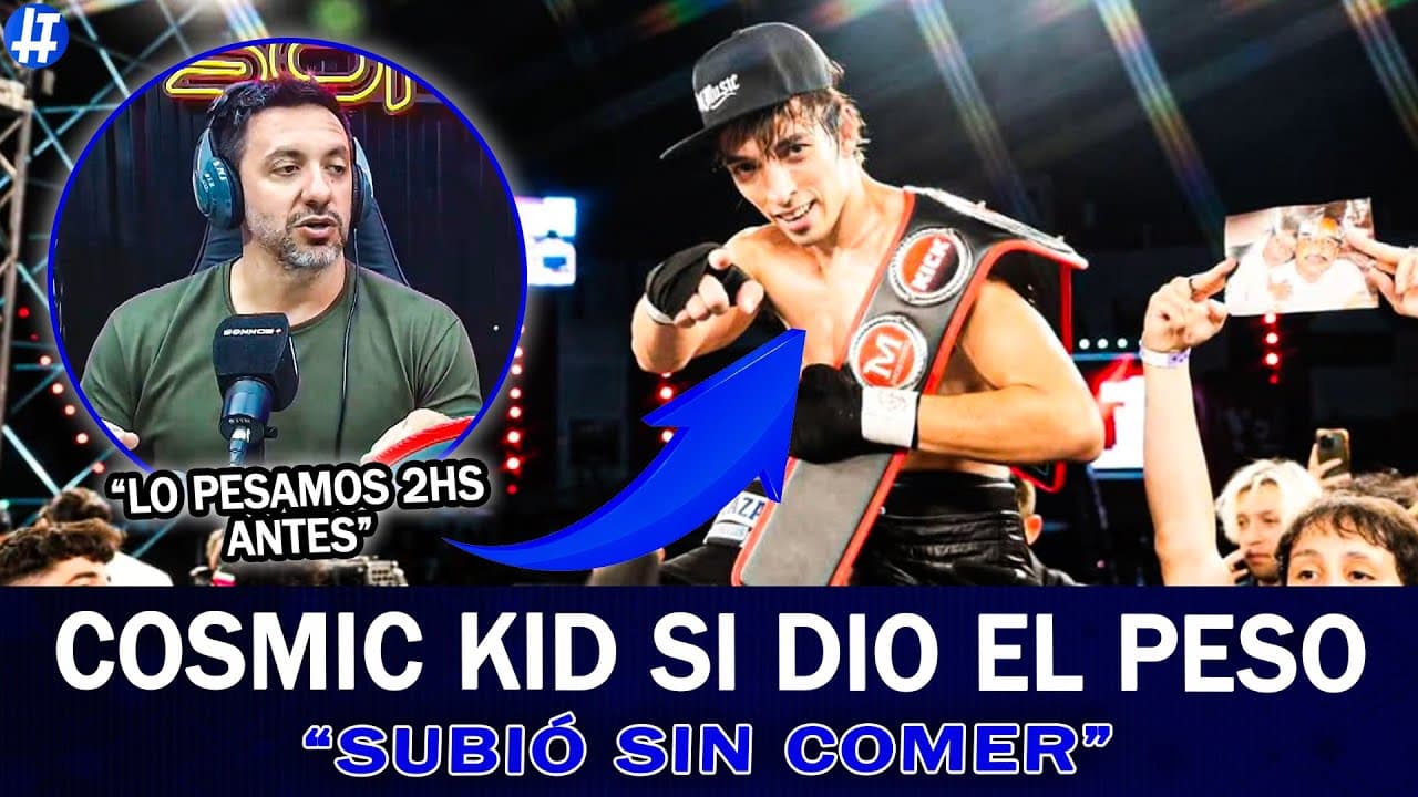 Polémica en el ring: Cosmic Kid peleó contra Mernuel tras un drástico corte de peso sin comer ni beber