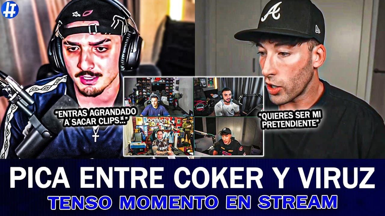 Viruzz y Coker: El picante cruce que encendió las redes sobre desafíos y cinturones
