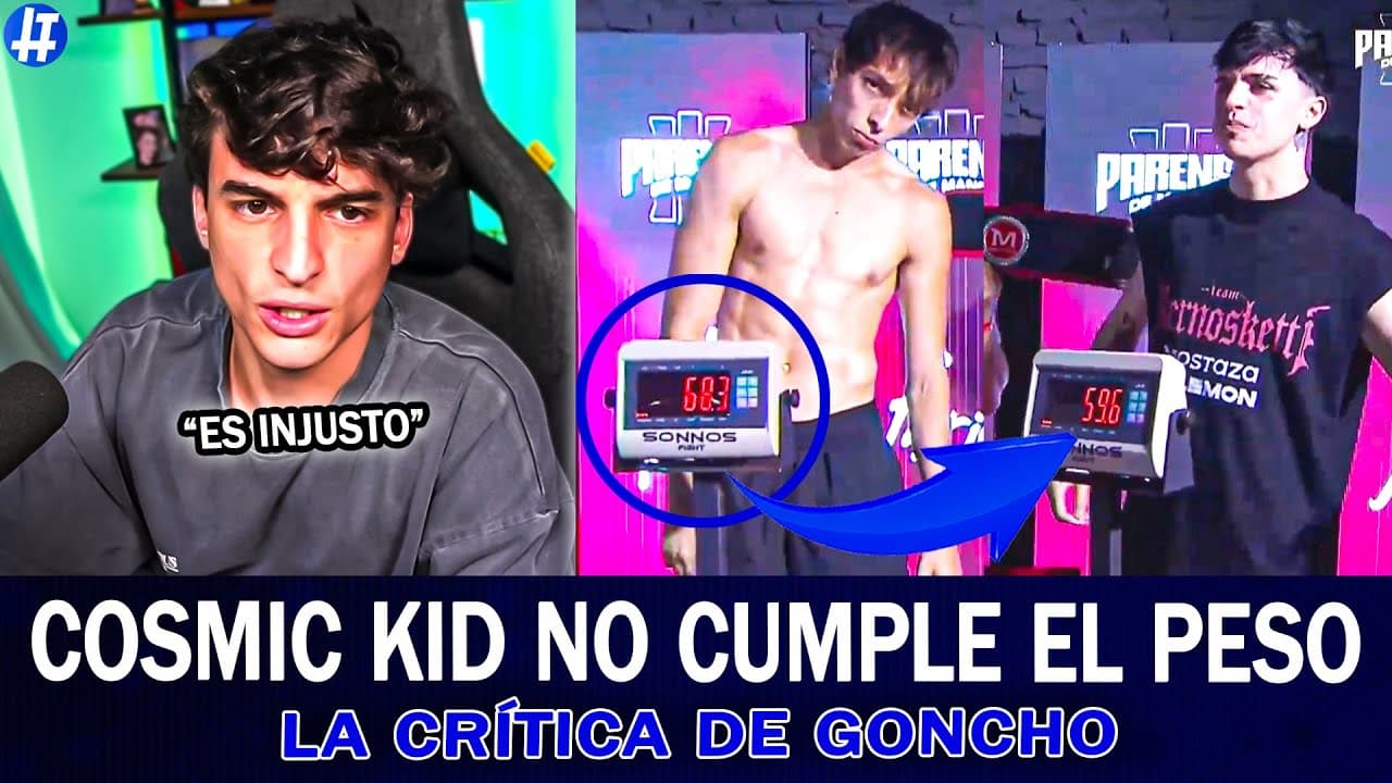 Comic Kid no cumple el peso para su pelea con Mernuel: La furiosa reacción de Goncho